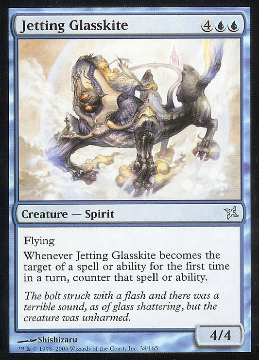 Jetting Glasskite (Betrayers of Kamigawa) Light Play