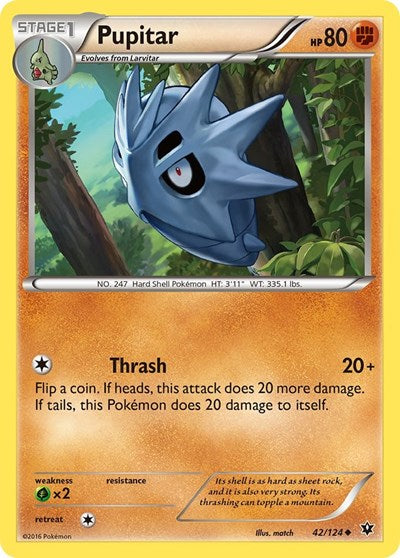 Pupitar (XY - Fates Collide) Medium Play