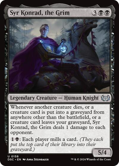 Syr Konrad, the Grim (Commander: Duskmourn: House of Horror) Light Play