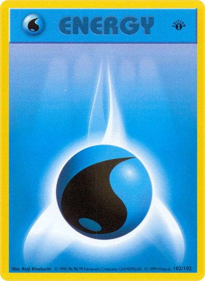 Water Energy (Base Set (Shadowless)) Light Play Unlimited