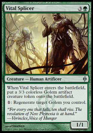 Vital Splicer (New Phyrexia) Medium Play