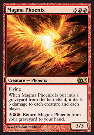 Magma Phoenix (Magic 2011 Core Set) Light Play