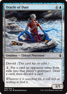 Oracle of Dust (Battle for Zendikar) Medium Play