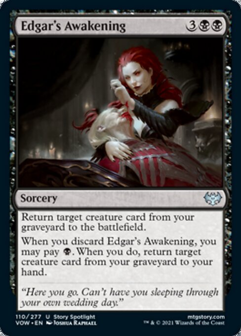 Edgar's Awakening (Innistrad: Crimson Vow) Light Play