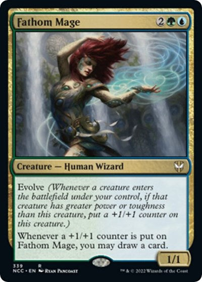 Fathom Mage (Commander: Streets of New Capenna) Light Play