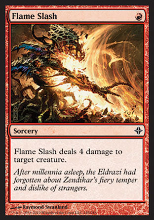 Flame Slash (Rise of the Eldrazi) Medium Play