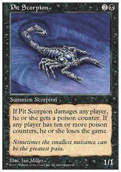 Pit Scorpion (5th Edition) Light Play