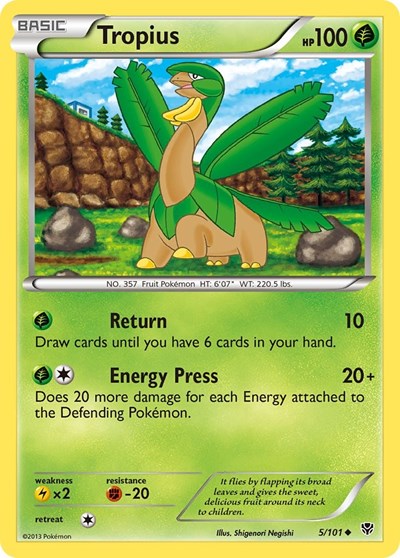 Tropius (Plasma Blast) Medium Play