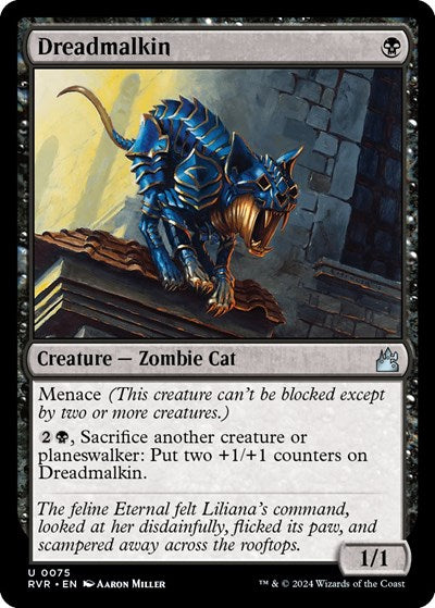 Dreadmalkin (Ravnica Remastered) Light Play