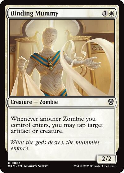 Binding Mummy (Commander: Aetherdrift) Light Play
