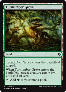 Turntimber Grove (Duel Decks: Zendikar vs Eldrazi) Medium Play