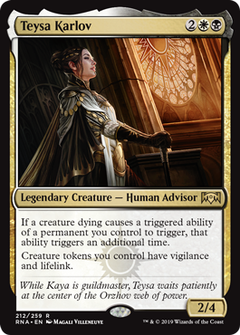 Teysa Karlov (Ravnica Allegiance) Near Mint