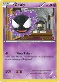Gastly (XY - BREAKthrough) Damaged / Poor