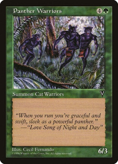 Panther Warriors (Visions) Heavy Play