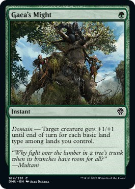 Gaea's Might (Dominaria United) Light Play Foil