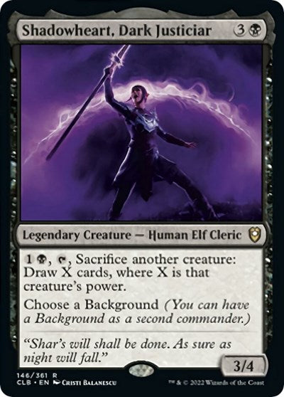 Shadowheart, Dark Justiciar (Commander Legends: Battle for Baldur's Gate) Light Play