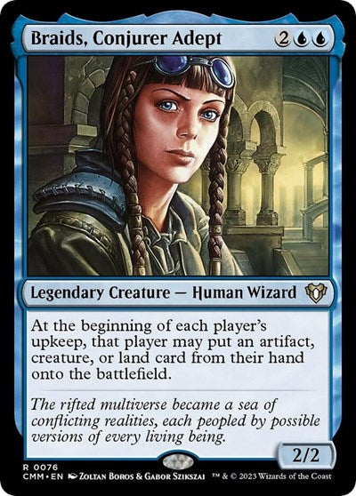 Braids, Conjurer Adept (Commander Masters) Light Play
