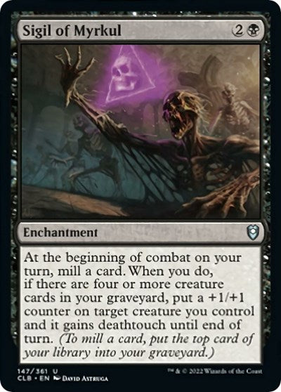 Sigil of Myrkul (Commander Legends: Battle for Baldur's Gate) Light Play