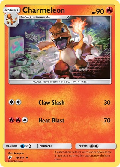 Charmeleon (SM - Burning Shadows) Medium Play