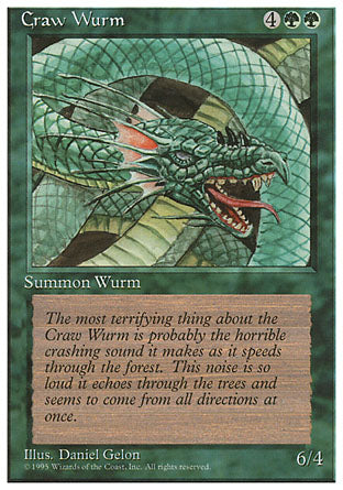Craw Wurm (4th Edition) Damaged / Poor