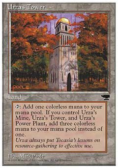 Urza's Tower (Forest) (Chronicles) Medium Play