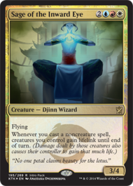 Sage of the Inward Eye (Khans of Tarkir) Light Play