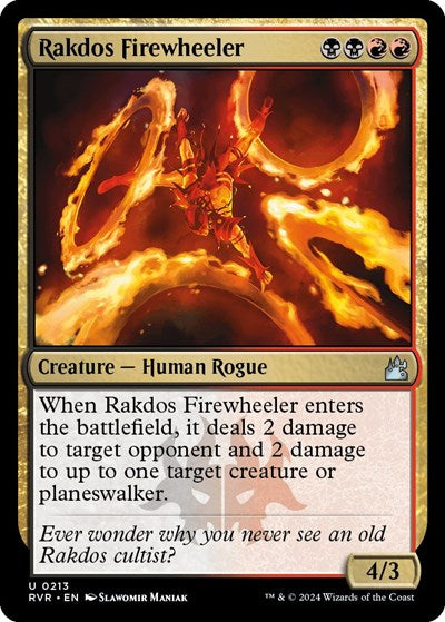 Rakdos Firewheeler (Ravnica Remastered) Light Play