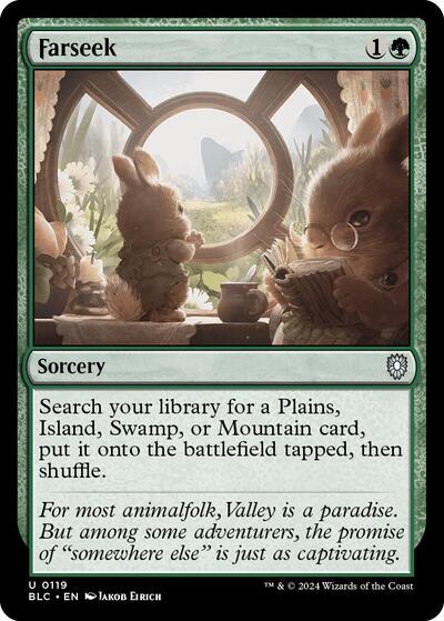Farseek (Commander: Bloomburrow) Light Play