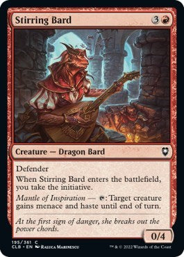 Stirring Bard (Commander Legends: Battle for Baldur's Gate) Light Play