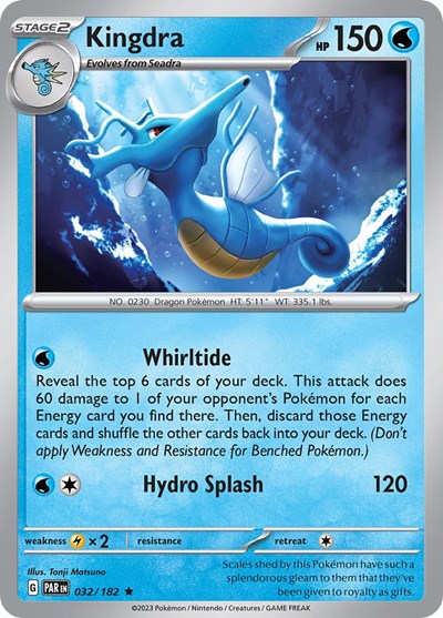 Kingdra (Scarlet and Violet: Paradox Rift) Light Play Holofoil