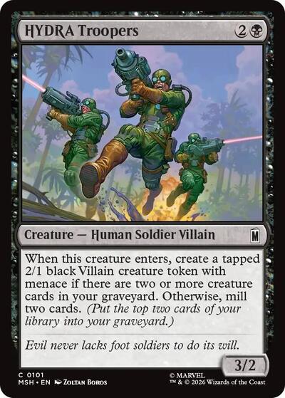 HYDRA Troopers (Marvel Super Heroes) Light Play