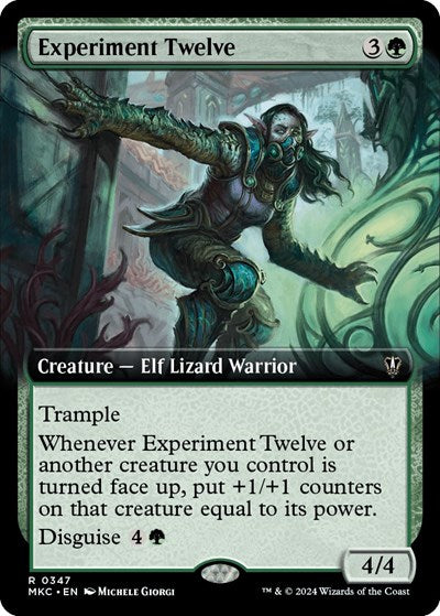 Experiment Twelve (Extended Art) (Commander: Murders at Karlov Manor) Light Play