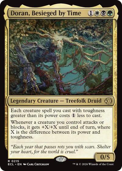 Doran, Besieged by Time (Lorwyn Eclipsed) Light Play Foil