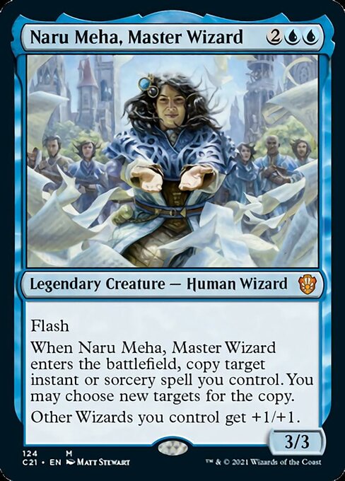 Naru Meha, Master Wizard (Commander 2021 Strixhaven) Light Play