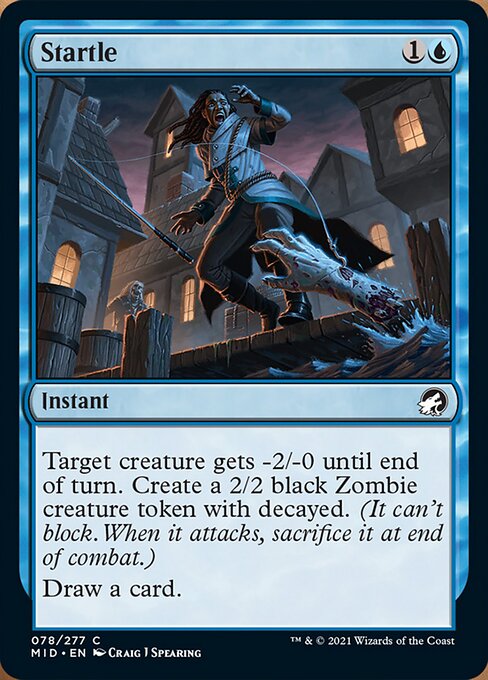 Startle (Innistrad: Midnight Hunt) Light Play Foil