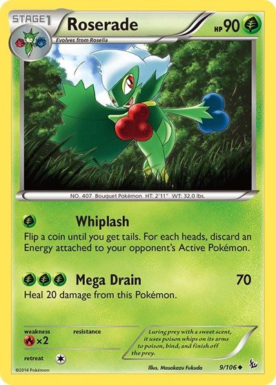 Roserade (XY - Flashfire) Medium Play