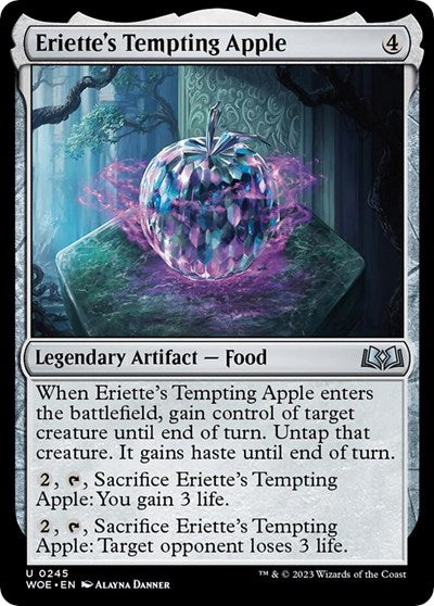 Eriette's Tempting Apple (Wilds of Eldraine) Light Play