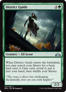 District Guide (Guilds of Ravnica) Light Play Foil
