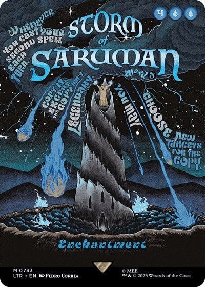 Storm of Saruman (Borderless Poster) (Universes Beyond: The Lord of the Rings: Tales of Middle-earth) Light Play