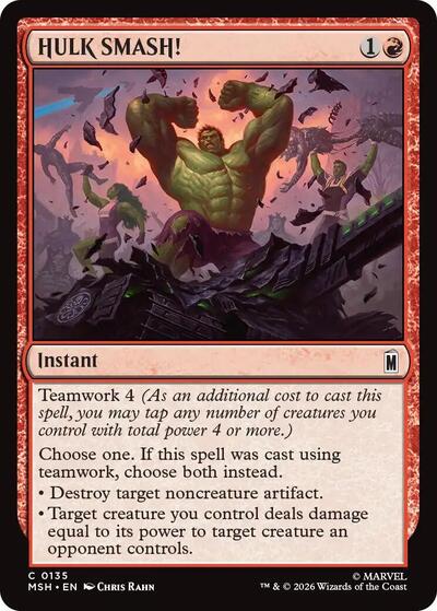HULK SMASH! (Marvel Super Heroes) Light Play