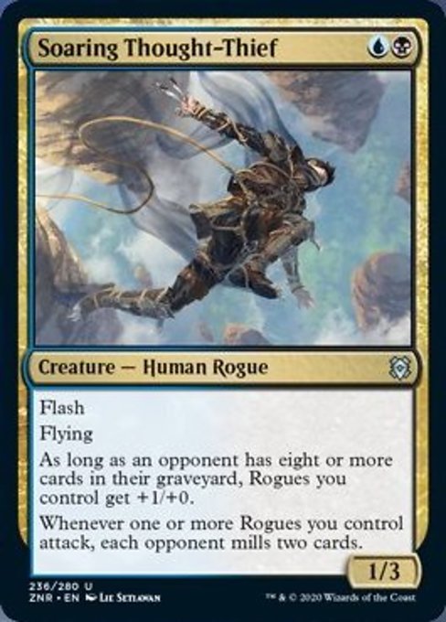 Soaring Thought-Thief (Zendikar Rising) Damaged / Poor