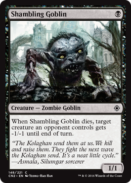 Shambling Goblin (Conspiracy: Take the Crown) Heavy Play