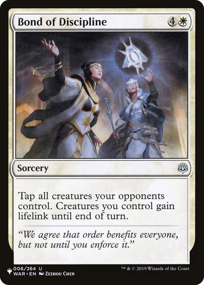 Bond of Discipline (The List) Light Play