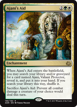 Ajani s Aid (Aether Revolt) Light Play