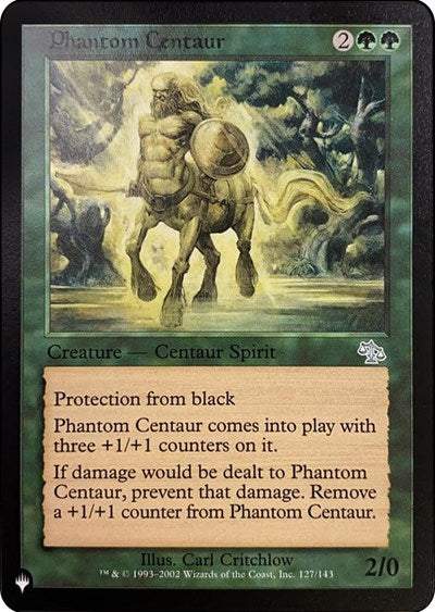 Phantom Centaur (Misprint) (Mystery Booster) Light Play
