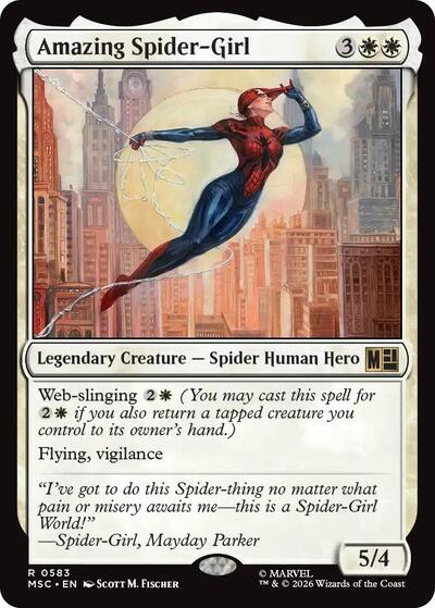 Amazing Spider-Girl (Commander: Marvel Super Heroes) Light Play