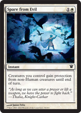 Spare from Evil (Innistrad) Light Play