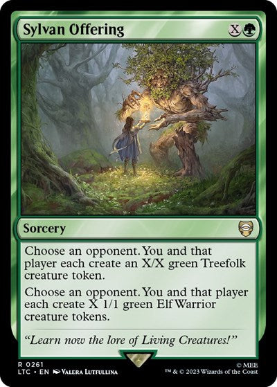 Sylvan Offering (Commander: The Lord of the Rings: Tales of Middle-earth) Light Play