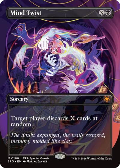 Mind Twist (Borderless) (Special Guests) Near Mint Foil