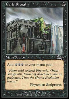 Dark Ritual (Urza's Saga) Heavy Play